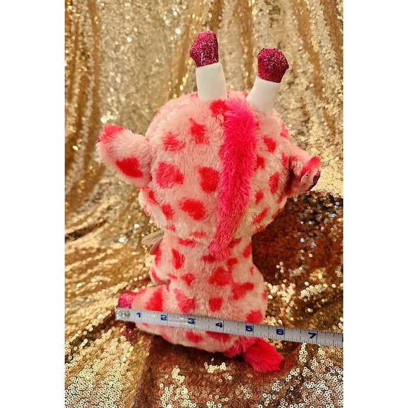 Ty Beanie Boos SWEETUMS the Giraffe for Valentine's Day 2019 13" P8 - Picture 6 of 8